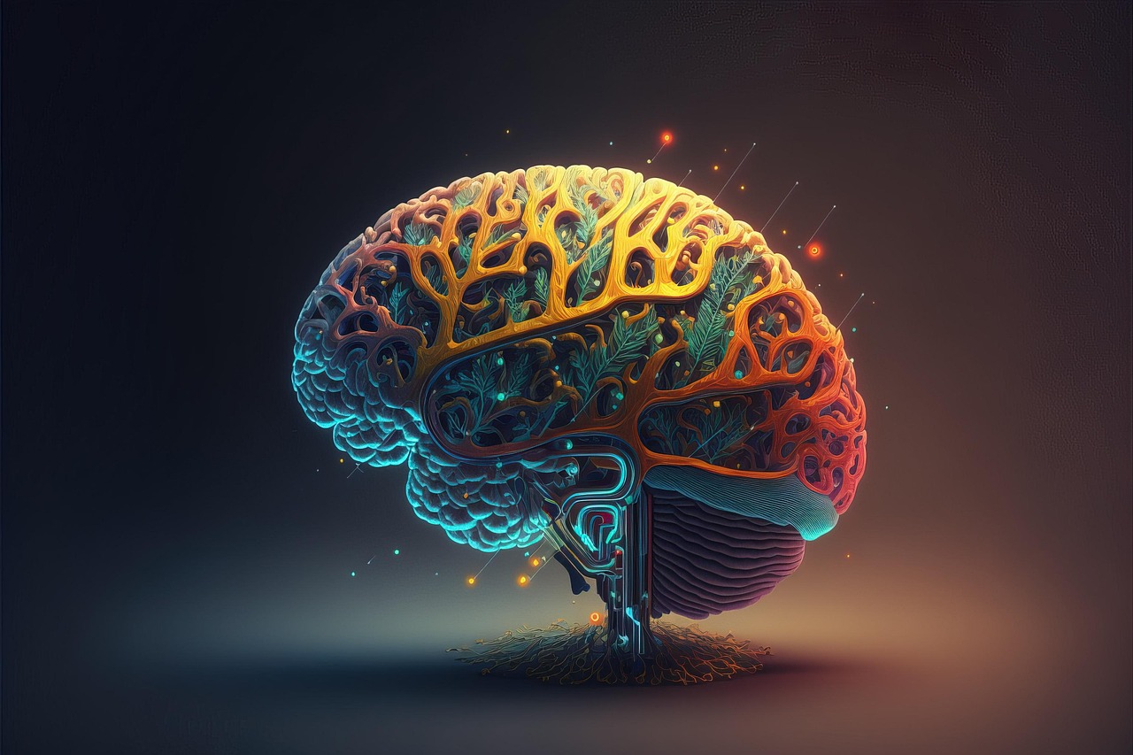 Brain structure illustration